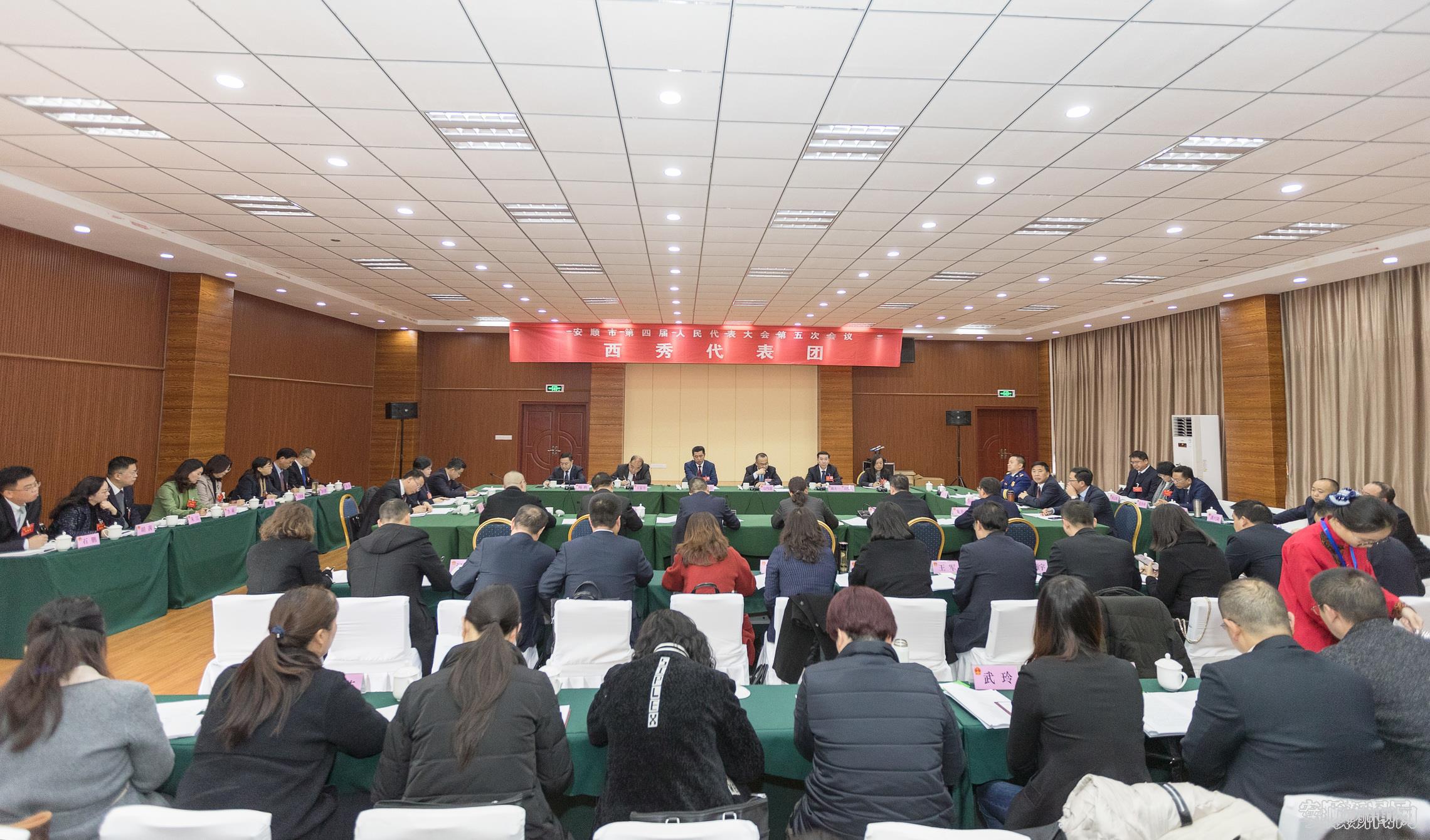 宋晓路参加西秀代表团第一组审议