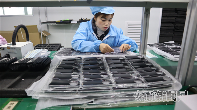 贵州安顺安合纽创科技有限公司：外贸订单旺 企业生产忙